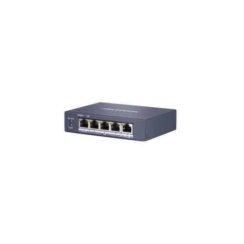 Hikvision DS-3E0505HP-E netwerk-switch Unmanaged Gigabit Ethernet (10/100/1000) Power over Ethernet (PoE) Blauw - Image 1