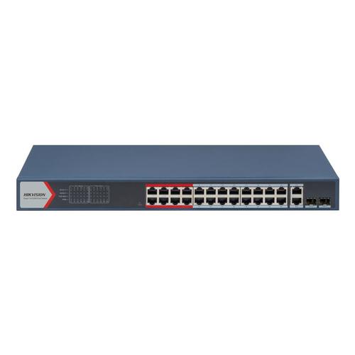 Hikvision DS-3E1326P-EI(B) netwerk-switch Managed Fast Ethernet (10/100) Power over Ethernet (PoE) 1U Blauw - Image 2