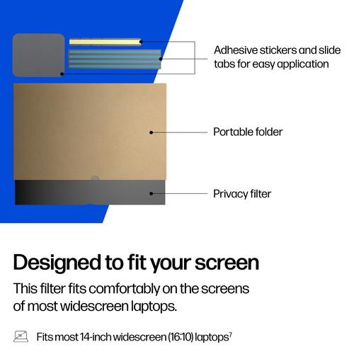 HP 14-inch Widescreen Laptop Privacy Filter - Image 7