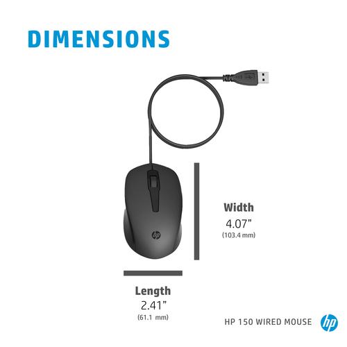 HP 150 muis met kabel - Image 7
