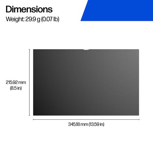 HP 16-inch Widescreen Laptop Privacy Filter - Image 3