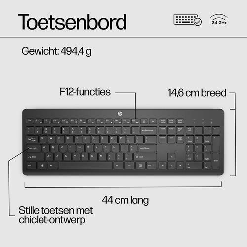 HP 230 draadloos toetsenbord - Image 9