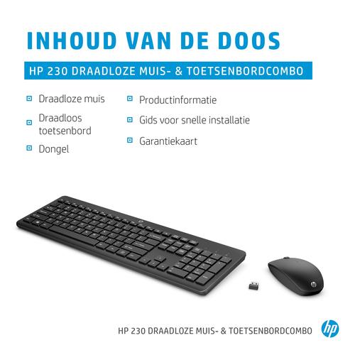 HP 230 draadloze muis- en toetsenbordcombo - Image 3