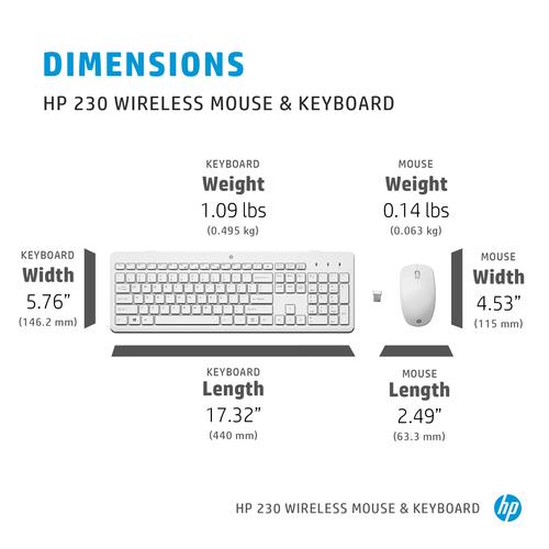 HP 230 draadloze muis- en toetsenbordcombo - Image 9