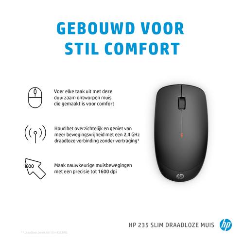 HP 235 Slim draadloze muis - Image 3