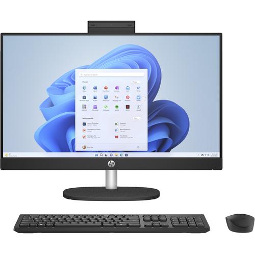 HP 24-cr0050nd AMD Ryzen™ 5 7520U 60,5 cm (23.8") 1920 x 1080 Pixels Alles-in-één-pc 8 GB LPDDR5-SDRAM 512 GB SSD Windows 11 Home Wi-Fi 6 (802.11ax) Zwart - Image 1