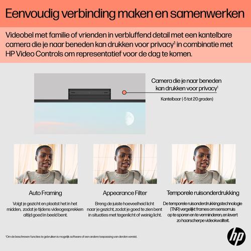 HP 24-cr0050nd AMD Ryzen™ 5 7520U 60,5 cm (23.8") 1920 x 1080 Pixels Alles-in-één-pc 8 GB LPDDR5-SDRAM 512 GB SSD Windows 11 Home Wi-Fi 6 (802.11ax) Zwart - Image 8