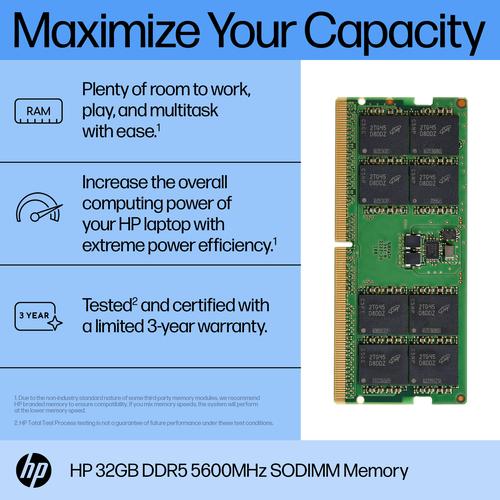 HP 32 GB DDR5 5600 SODIMM-geheugen - Image 2