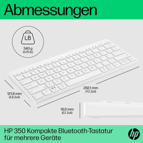 HP 350 Compact Multi-Device Bluetooth Keyboard - Image 9