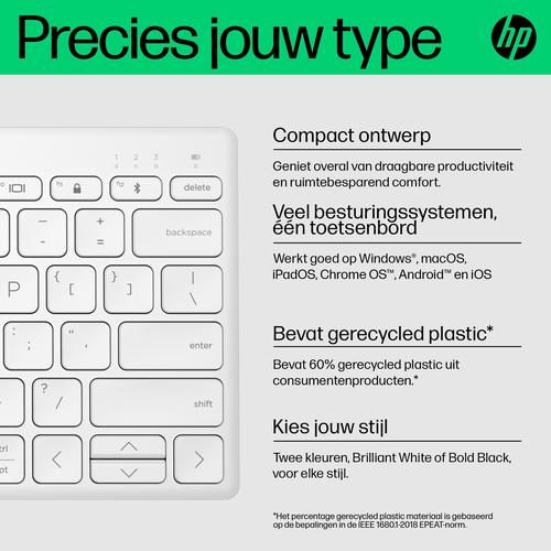 HP 350 Compact Multi-Device Bluetooth Keyboard - Image 2