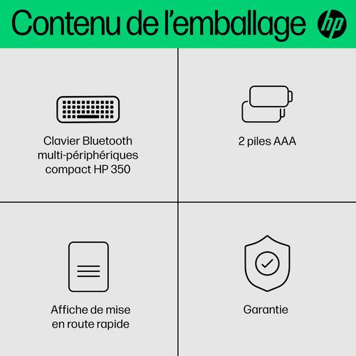 HP 350 Compact Multi-Device Bluetooth Keyboard - Image 4