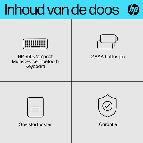 HP 355 compact Bluetooth-toetsenbord voor meerdere apparaten - Image 6