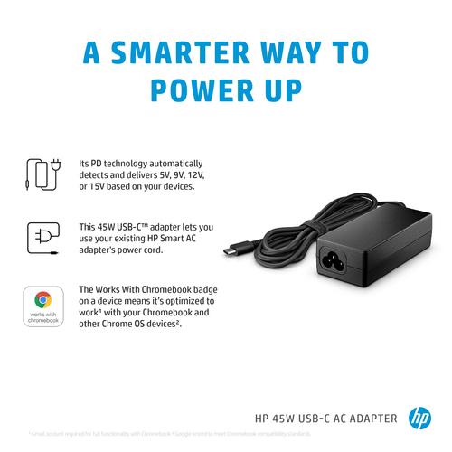 HP 45 watt AC-adapter met USB-C - Image 5