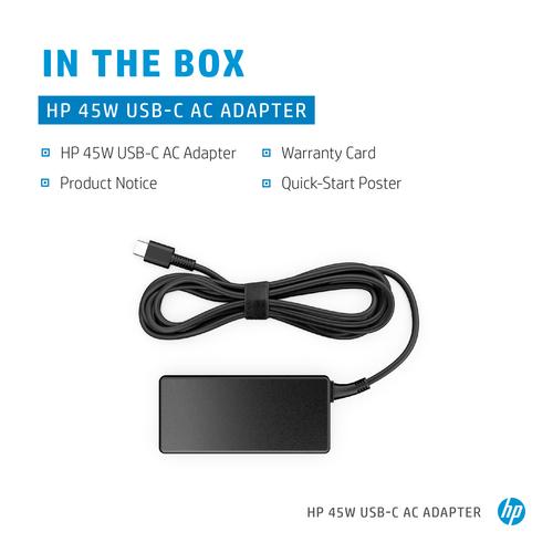 HP 45 watt AC-adapter met USB-C - Image 8