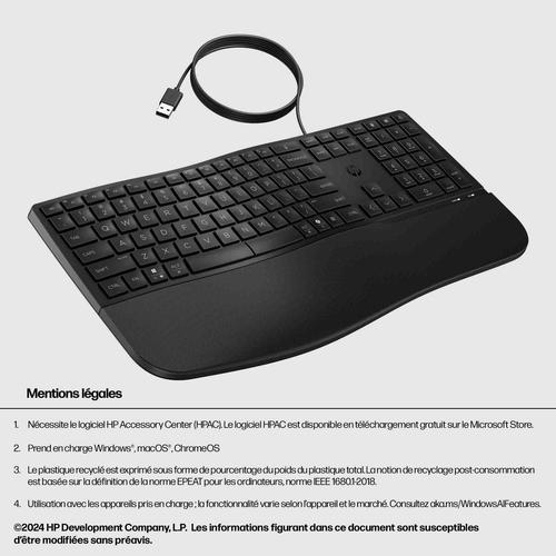HP 480 Comfort Wired-toetsenbord - Image 7