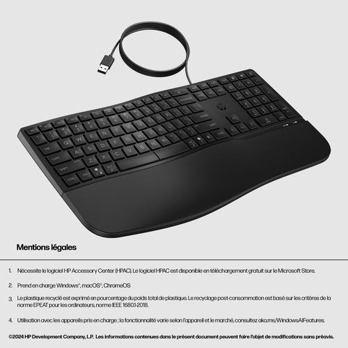 HP 485 Comfort Wired Keyboard - Image 4