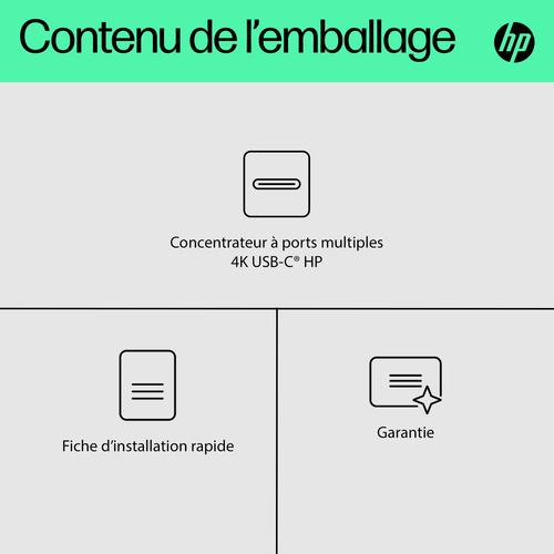 HP 4K USB-C Multiport Hub - Image 6