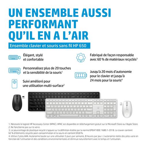 HP 650 draadloze toetsenbord- en muiscombinatie - Image 2