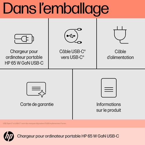 HP 65W GaN USB-C laptoplader - Image 8