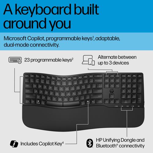 HP 680 Comfort dual-mode toetsenbord - Image 5