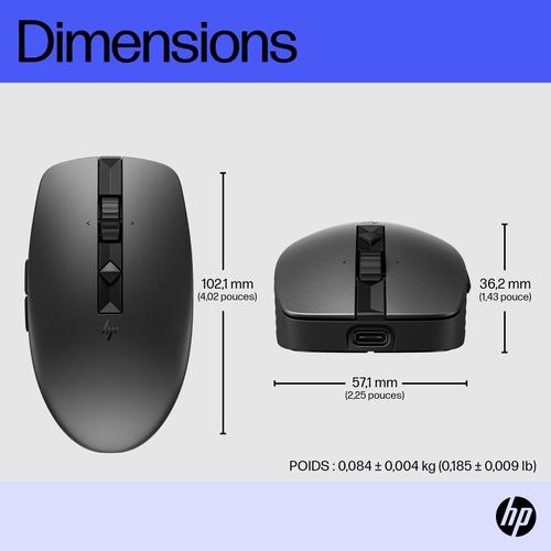 HP 715 oplaadbare muis voor meerdere apparaten - Image 10
