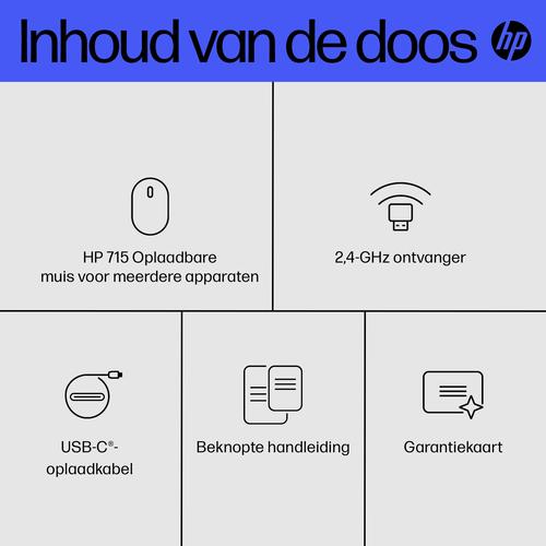 HP 715 oplaadbare muis voor meerdere apparaten - Image 4