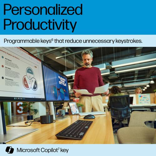 HP 720 Multi-Device Rechargeable Wireless Keyboard - Image 6