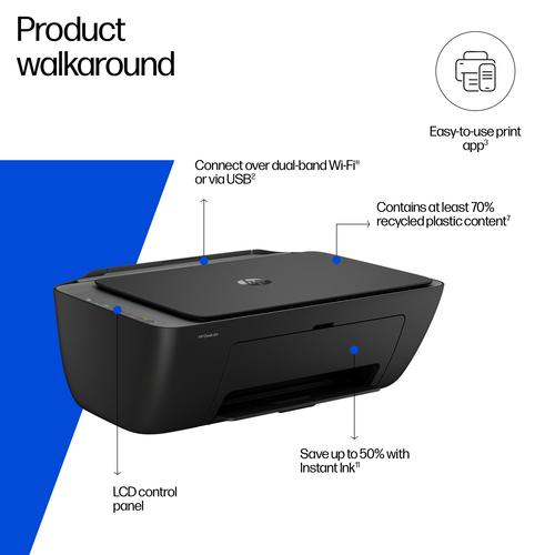 HP DeskJet 2922 Draadloos All-in-One Kleur Printer - Image 5