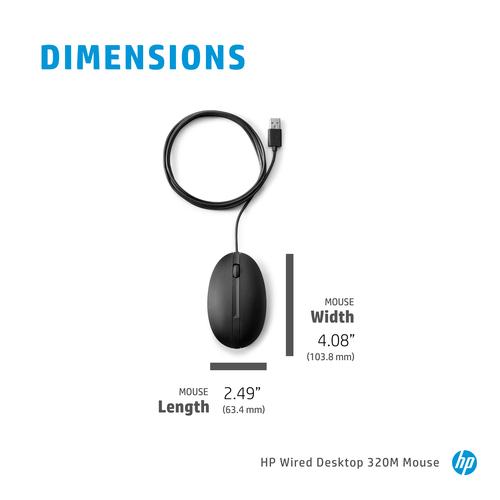 HP Desktop 320M muis met kabel - Image 5