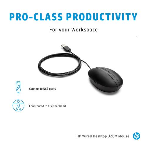 HP Desktop 320M muis met kabel - Image 6