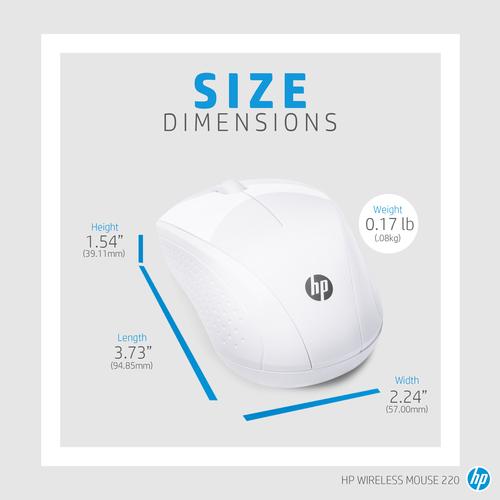 HP draadloze muis 220 (sneeuwwit) - Image 6