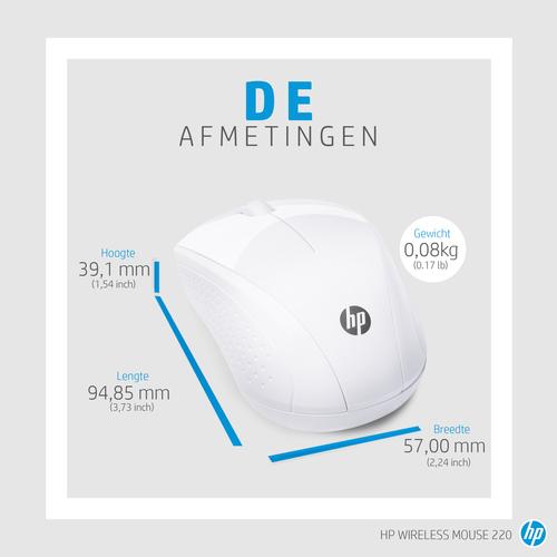 HP draadloze muis 220 (sneeuwwit) - Image 7