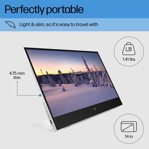 HP E-Series E14 G4 Portable Monitor - Image 2