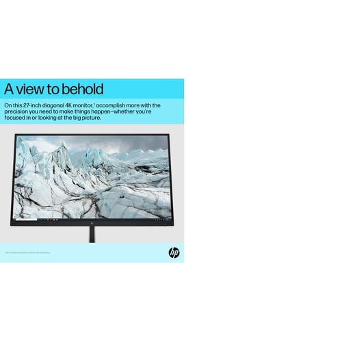 HP E-Series E27k G5 4K USB C-monitor - Image 4