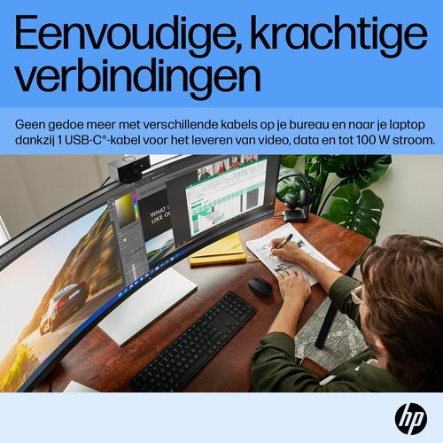 HP E45c G5 DQHD Curved Monitor - Image 2