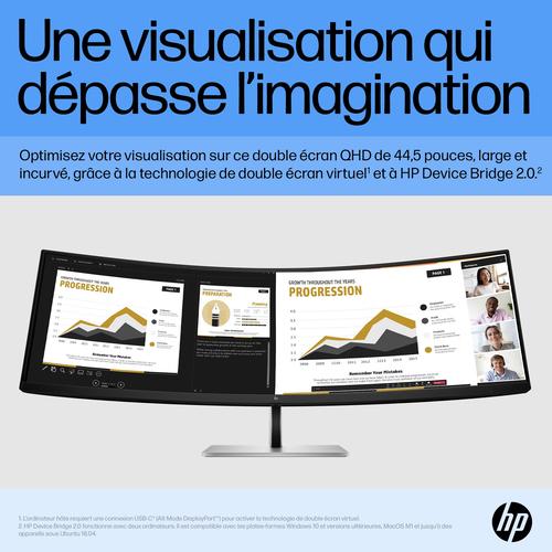 HP E45c G5 DQHD Curved Monitor - Image 6