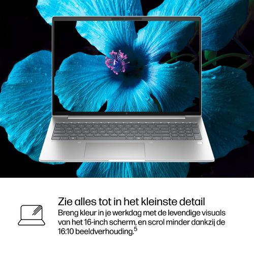 HP EliteBook 6 G1i AI Wolf Pro Security Edition Intel Core Ultra 5 225U Laptop 40,6 cm (16") WUXGA 24 GB DDR5-SDRAM 512 GB SSD Wi-Fi 6E (802.11ax) Windows 11 Pro AI PC Zilver - Image 9