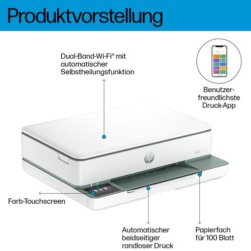 HP ENVY 6130e Wireless All-in-One Kleur Printer, Instant Ink; Foto's printen - Image 6