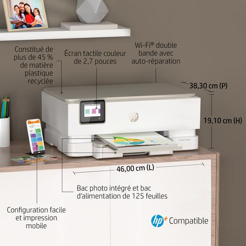 HP ENVY Inspire 7224e Draadloos All-in-One Kleur Printer, Instant Ink; Kopieerapparaat, scanner - Image 4