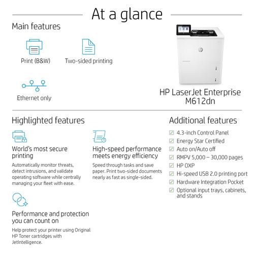 HP LaserJet Enterprise M612dn - Image 10