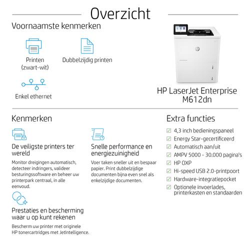 HP LaserJet Enterprise M612dn - Image 7