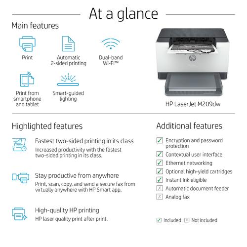 HP LaserJet M209dw printer - Image 5