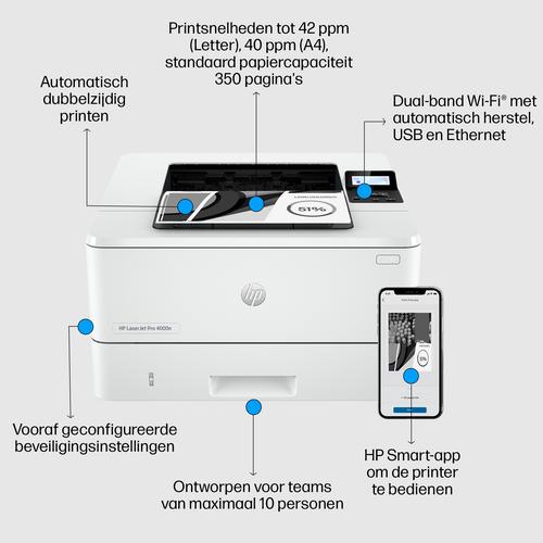 HP LaserJet Pro 4002dn printer - Image 2