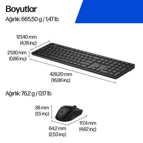 HP multi-device dual-mode muis en toetsenbord combinatie 495C - Image 6