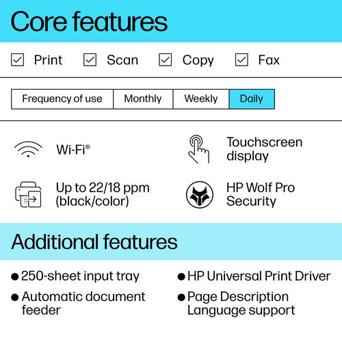 HP OfficeJet Pro 9120b Draadloos All-in-One Kleur Printer, Dubbelzijdig printen; Kopieerapparaat, Scanner - Image 2