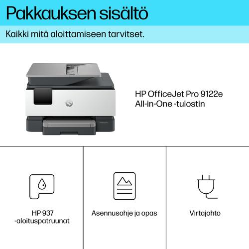 HP OfficeJet Pro 9122e Draadloos All-in-One Kleur Printer, Instant Ink; Dubbelzijdig printen - Image 4