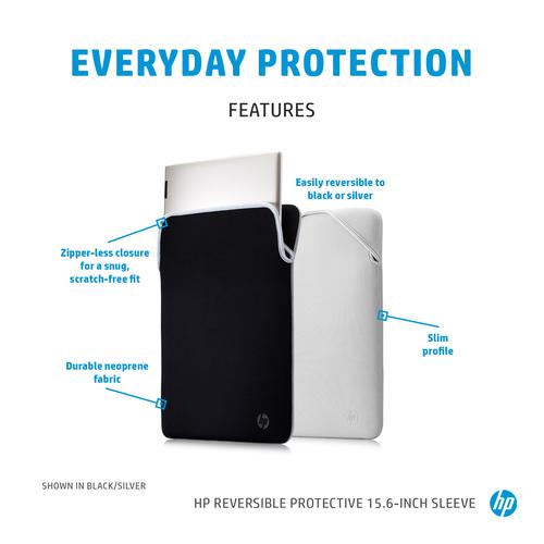 HP omkeerbare beschermende 15,6-inch zilverkleurige laptophoes - Image 5
