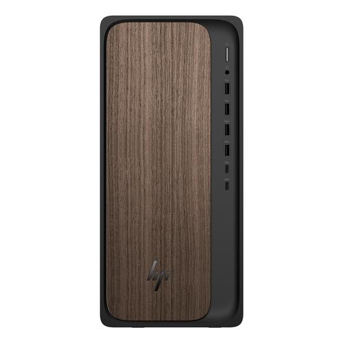 HP OmniDesk Desktop AI M03-0751nd Intel Core Ultra 5 225 16 GB DDR5-SDRAM 1 TB SSD Windows 11 Home Tower PC AI PC Zwart, Hout - Image 1