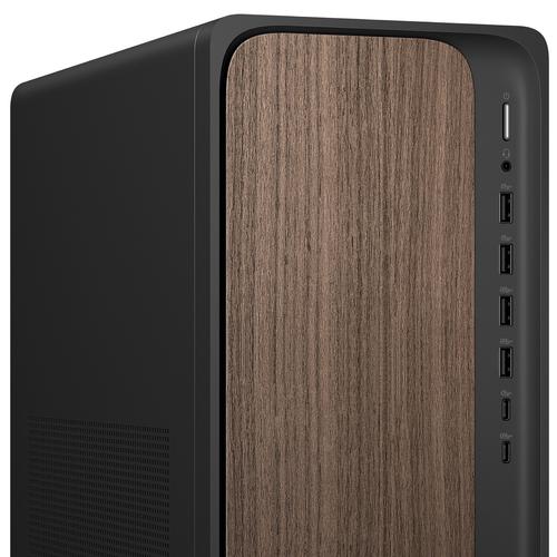 HP OmniDesk Desktop AI M03-0751nd Intel Core Ultra 5 225 16 GB DDR5-SDRAM 1 TB SSD Windows 11 Home Tower PC AI PC Zwart, Hout - Image 3