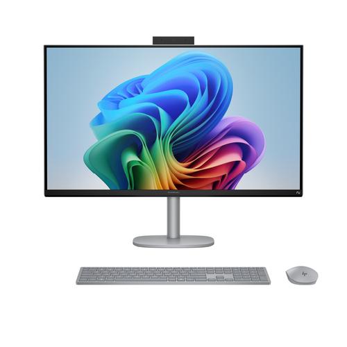 HP OmniStudio X 32-c0771nd Intel Core Ultra 7 155H 80 cm (31.5") 3840 x 2160 Pixels Alles-in-één-pc 32 GB DDR5-SDRAM 2 TB SSD NVIDIA GeForce RTX 4050 Windows 11 Home Wi-Fi 6E (802.11ax) AI PC Zilver